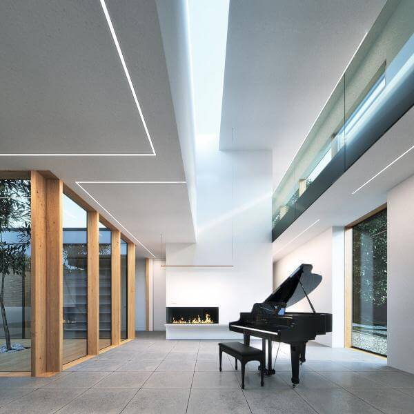 architektonische Deckenbeleuchtung für Showräume